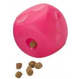 Hračka pes BUSTER Soft Mini Cube purpurová 9cm