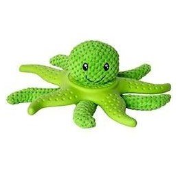 Hračka pes OCTOPUS & STARFISH plyš,TPR zelen.27cm Kiwi