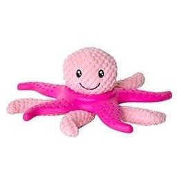 Hračka pes OCTOPUS & STARFISH plyš,TPR růžov.27cm Kiwi
