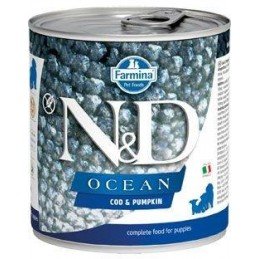 N&D DOG OCEAN Puppy Codfish & Pumpkin 285g