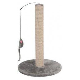 Škrabadlo sloupek s hračkou šedá 48cm Zolux