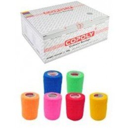Obinadlo elast. CoPoly 7,5cm x 4,5m MIX NEON 12ks