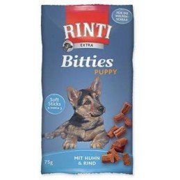 Rinti Dog Extra Bits Puppy pochoutka kuře+hovězí 75g