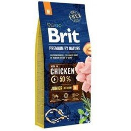 Brit Premium Dog by Nature Junior M 15kg