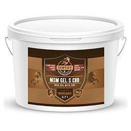 MSM gel s CBD pro koně TOPVET 2,7l
