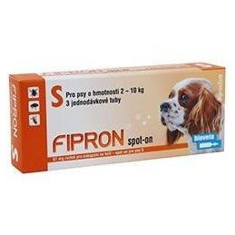 Fipron 67mg Spot-On Dog S sol 3x0,67ml