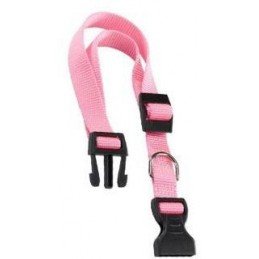 Obojek nylon CLUB C 44cmx15mm růžový FP 1ks