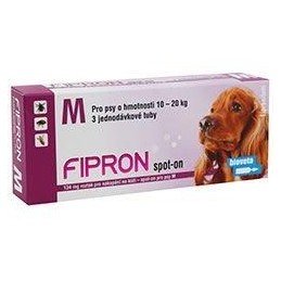 Fipron 134mg Spot-On Dog M sol 3x1,34ml