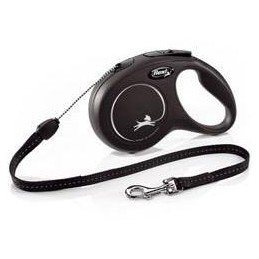 Vodítko FLEXI Classic NEW S lanko 8m/12kg černá