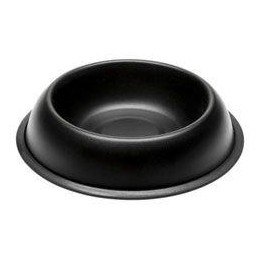 Miska kovová protiskluz MIRA KC 76 Black 0,9l FP