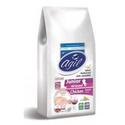 Agil Junior All Breed Low Grain Chicken,Lamb,Tuna 10kg