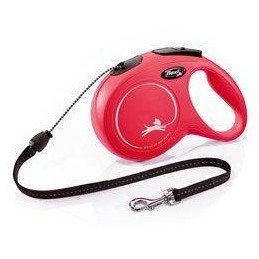 Vodítko FLEXI Classic NEW M lanko 8m/20kg červená