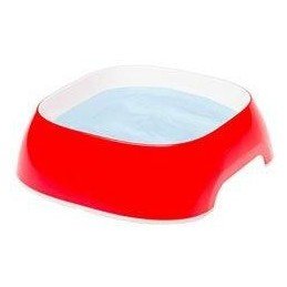 Miska plast GLAM SMALL 0,4l červená FP