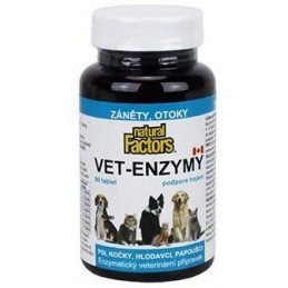 Vet-Enzymy 90tablet podpora hojení, záněty, otoky