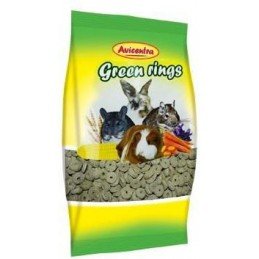 Avicentra kroužky s vojtěškou pro hlodavce 250g