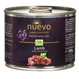 Nuevo kočka Senior Jehněčí s brusinkami konz. 200g