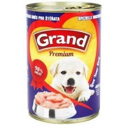 GRAND konz. štěně speciální mas.směs 405g