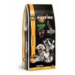 Puffins Dog Adult Maxi Beef 15kg