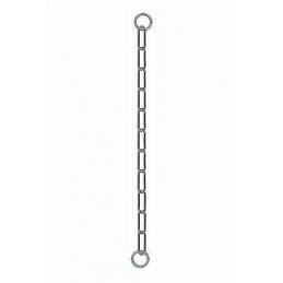 Obojek kovový stahovák dlouhá oka 1-řadý 50cm