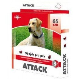 Attack obojek antiparazitární 65cm pes
