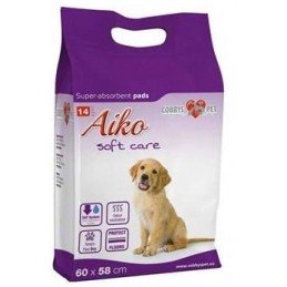 Podložka absorbční pro psy Aiko Soft Care 60x58cm 14ks