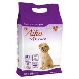 Podložka absorbční pro psy Aiko Soft Care 60x58cm 7ks