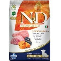 N&D Pumpkin DOG Puppy Mini Lamb & Blueberry 2,5kg