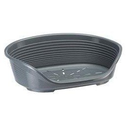 Pelech plast SIESTA DLX 12 tm.šedý 111x80,5x33cm FP