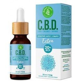 C.B.D. konopné kapky s 20% BCP Extra 30ml