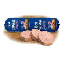 Brit Sausage Chicken & White Fish 800g