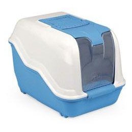 WC kočka NETTA kryté s filtrem modrá 53x39x40cm