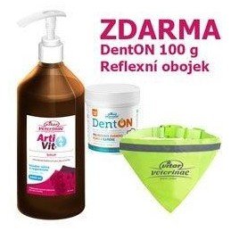 VITAR Veterinae ArtiVit Sirup 1000ml+DentON100g+obojek