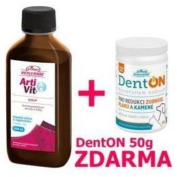 VITAR Veterinae ArtiVit Sirup 200ml+DentON 50g