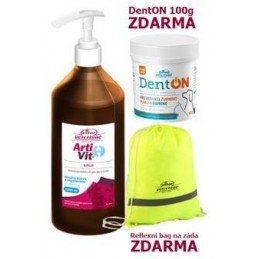 VITAR Veterinae ArtiVit Sirup 1000ml+DentON100g+batůže