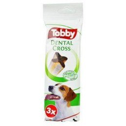 TOBBY pochoutka dentální DENTAL CROSS S-M 70g 3ks