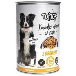 Tuf Tuf Dog Kousky masa s drůbežím v omáčce konz.415g