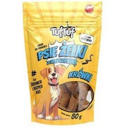 Tuf Tuf Dog Želé kostky s vepřovým masem 80g