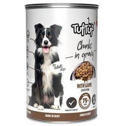 Tuf Tuf Dog Kousky masa se zvěřinou v omáčce konz.415g