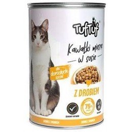 Tuf Tuf Cat Kousky masa s drůbežím konz. 415g