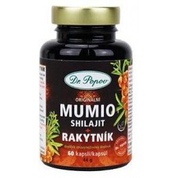 Dr.Popov MUMIO Shilajit s rakytníkem 60cps.