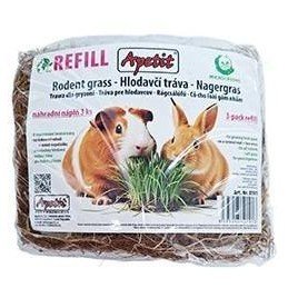 Apetit hlodavčí tráva REFILL náhr.rohož,semínka 3x30g