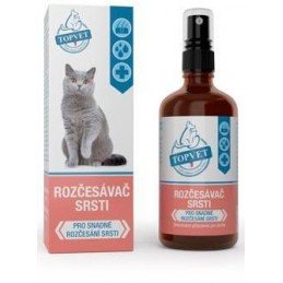 Rozčesávač srsti pro kočky TOPVET 100ml