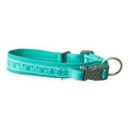 Obojek Hurtta Casual ECO paví zeleň 20-30cm