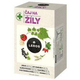 Čaj Leros Natur Žíly s pohankou a vinným list. 20x2g