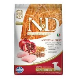 N&D LG DOG Puppy Mini Chicken & Pomegr 7kg