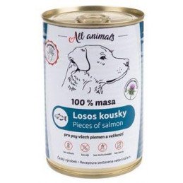 All Animals DOG losos kousky 400g