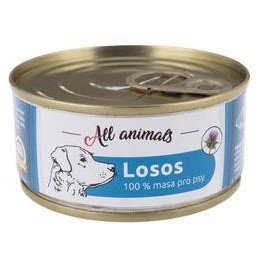 All Animals DOG losos mletý 100g