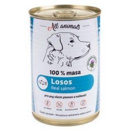 All Animals DOG losos mletý 400g