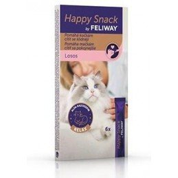 Feliway Happy Snack Losos 6x15g