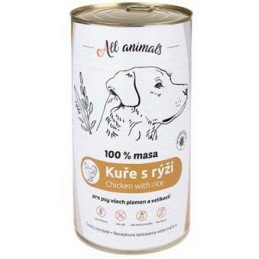 All Animals DOG kuřecí mleté s rýží 1200g